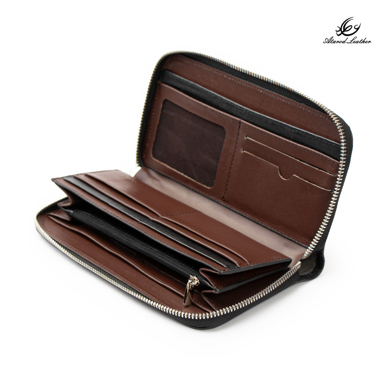 کیف پول چرم عطارد مدل چرم طبیعی کد K68