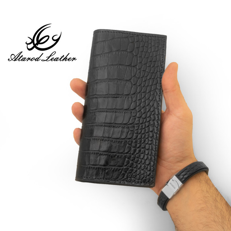 کیف پول چرم عطارد مدل چرم طبیعی کد K45