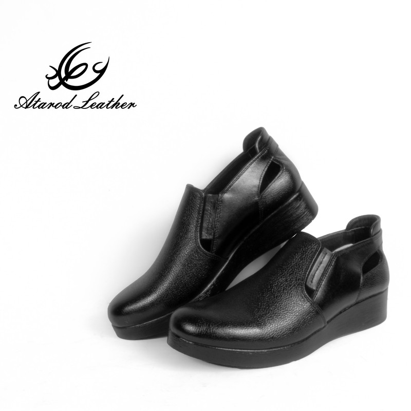 کفش طبی زنانه چرم عطارد مدل چرم طبیعی کد SH158