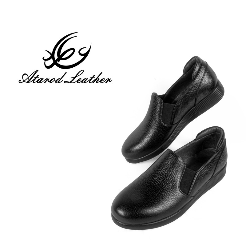 کفش روزمره زنانه چرم عطارد مدل چرم طبیعی کد SH193