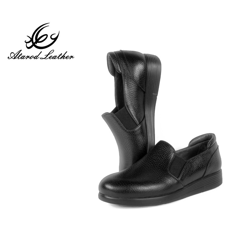 کفش روزمره زنانه چرم عطارد مدل چرم طبیعی کد SH193