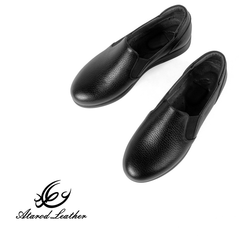 کفش روزمره زنانه چرم عطارد مدل چرم طبیعی کد SH193