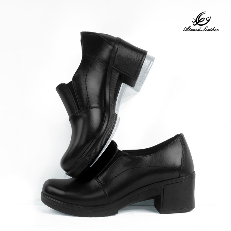 کفش زنانه چرم عطارد مدل طبی چرم طبیعی کد SH43