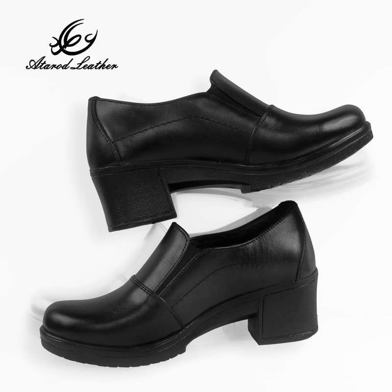 کفش زنانه چرم عطارد مدل طبی چرم طبیعی کد SH43