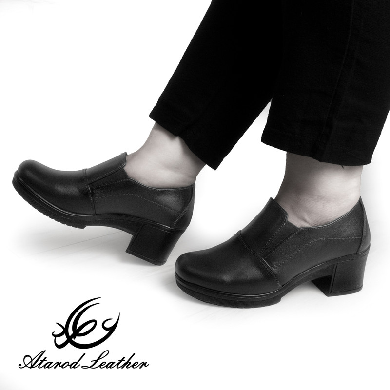 کفش زنانه چرم عطارد مدل طبی چرم طبیعی کد SH43