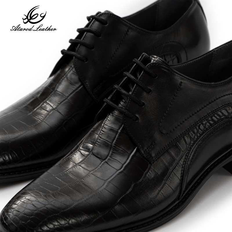 کفش رسمی مردانه چرم عطارد مدل SH356