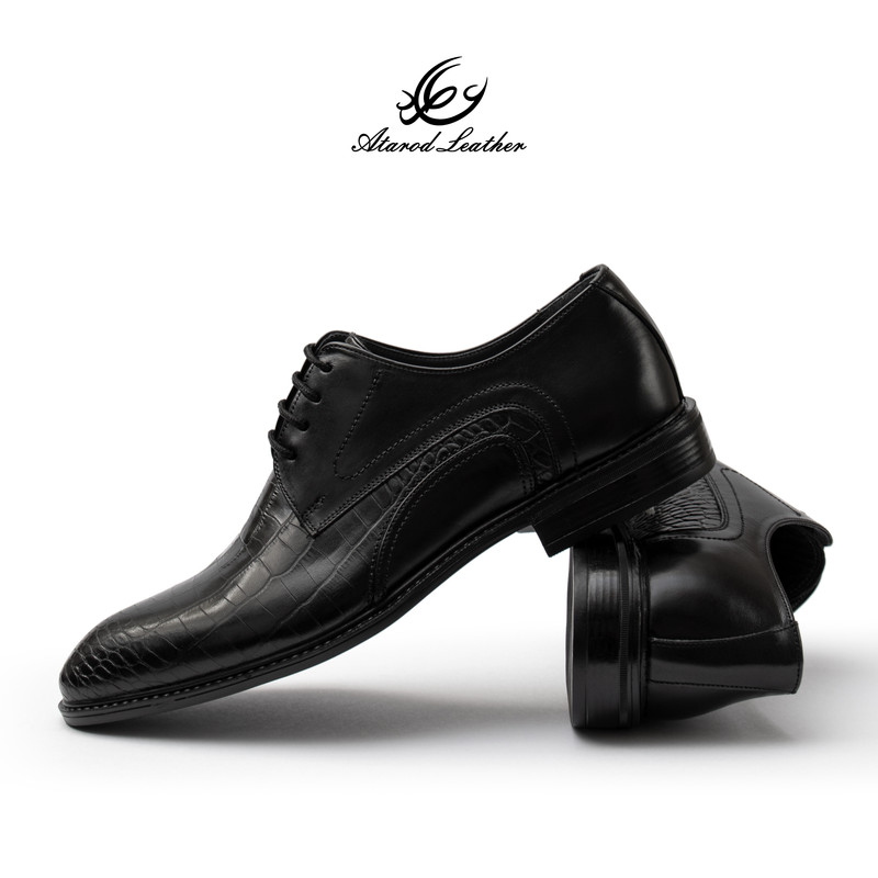 کفش رسمی مردانه چرم عطارد مدل SH356