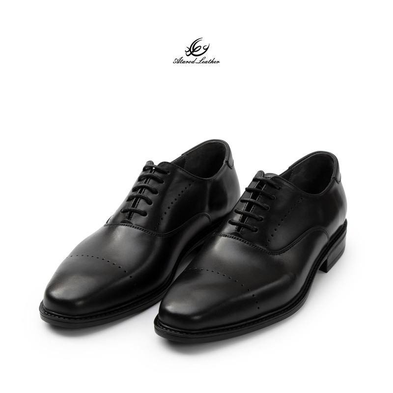کفش رسمی مردانه چرم عطارد مدل چرم طبیعی کد SH364