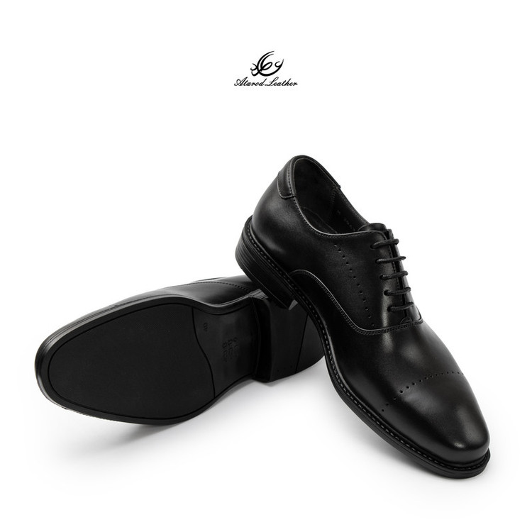 کفش رسمی مردانه چرم عطارد مدل چرم طبیعی کد SH364
