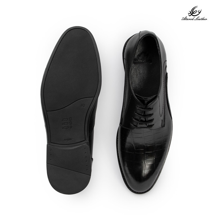 کفش رسمی مردانه چرم عطارد مدل چرم طبیعی کد SH364