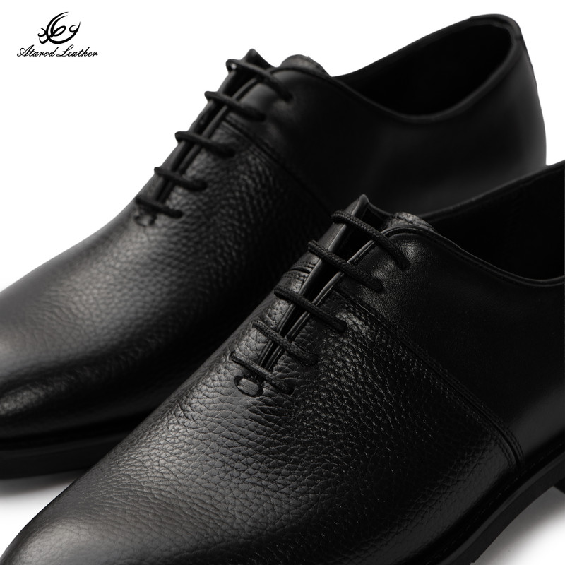 کفش رسمی مردانه چرم عطارد مدل چرم طبیعی کد SH366