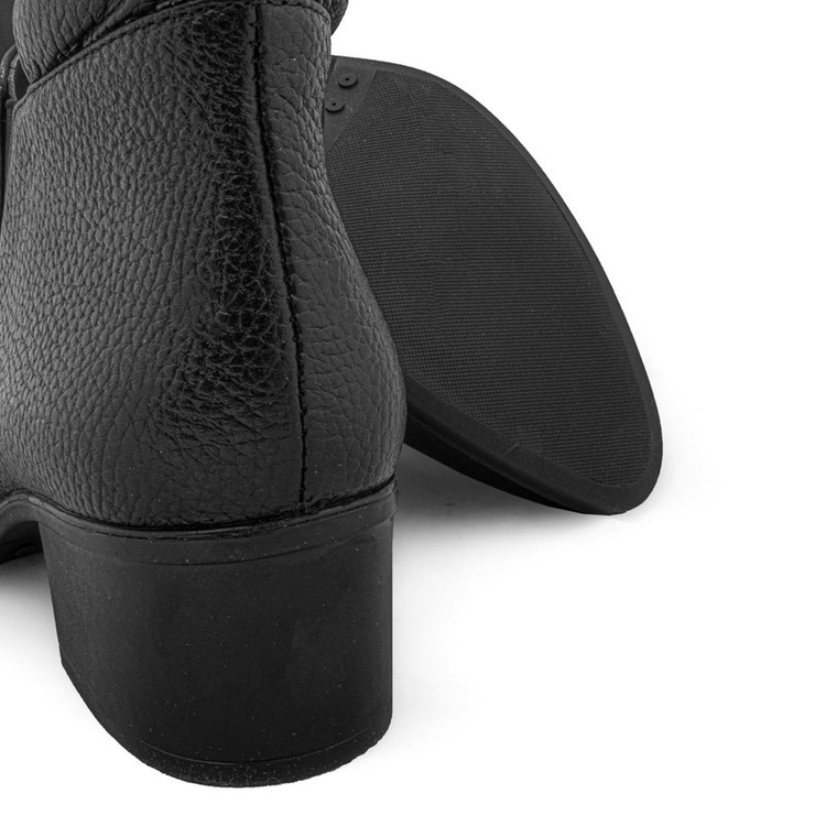 نیم بوت زنانه چرم عطارد مدل چرم طبیعی کد SH270