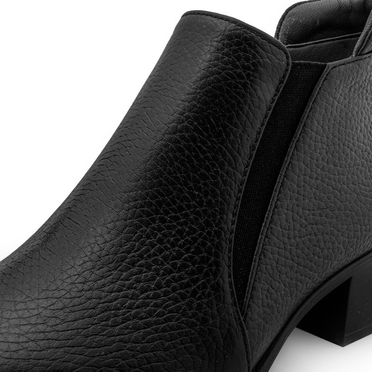 نیم بوت زنانه چرم عطارد مدل چرم طبیعی کد SH270