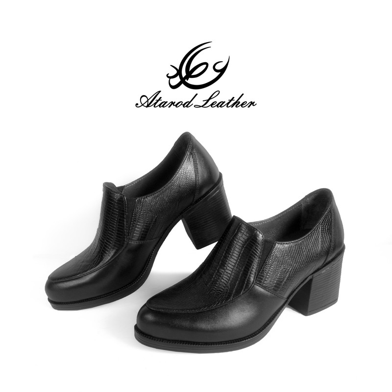 کفش زنانه چرم عطارد مدل چرم طبیعی کد SH147