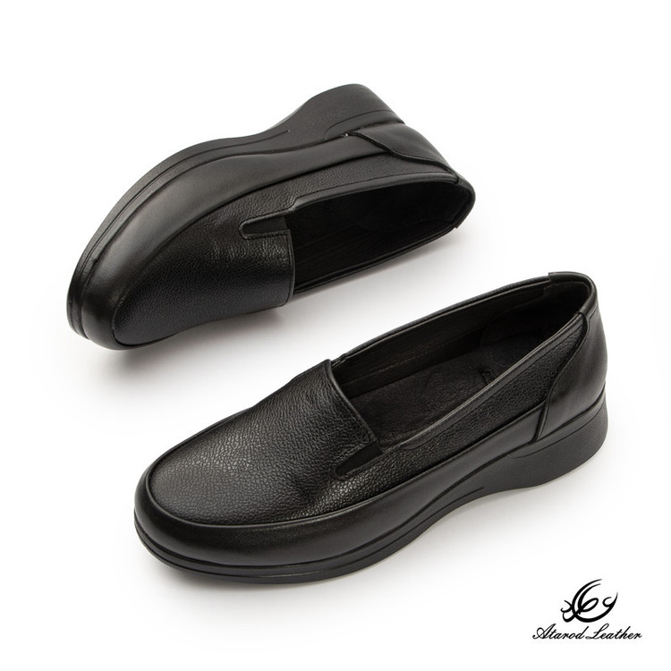 کفش طبی زنانه چرم عطارد مدل چرم طبیعی کد SH378