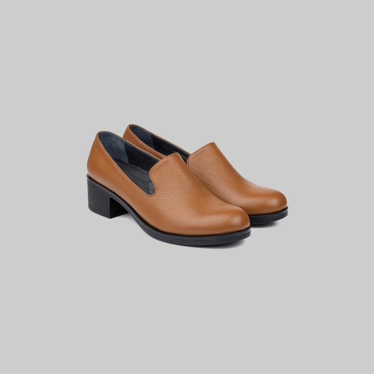 کفش پاشنهدار زنانه چرم عطارد مدل SH170