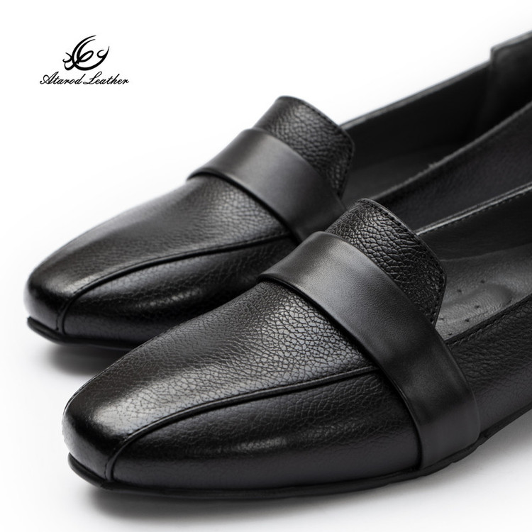 کفش زنانه چرم عطارد مدل چرم طبیعی کد SH347