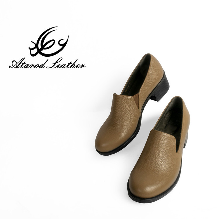 کفش پاشنهدار زنانه چرم عطارد مدل SH170
