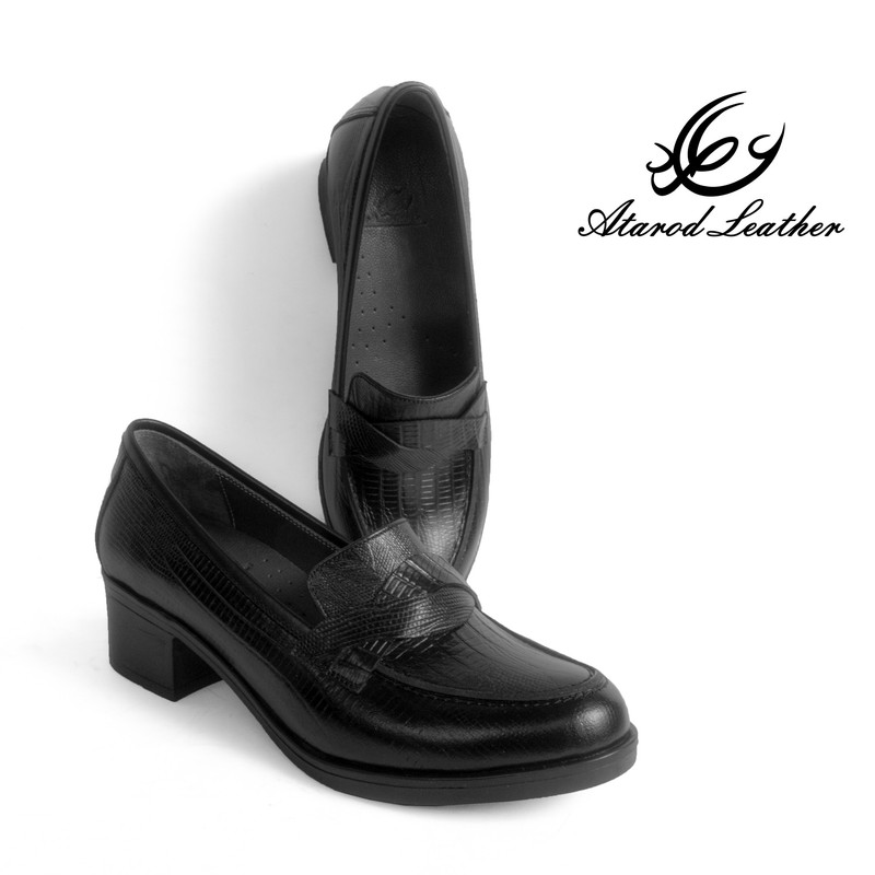 کفش زنانه چرم عطارد مدل چرم طبیعی کد SH146