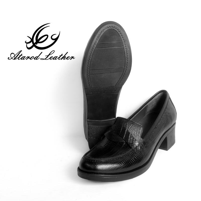 کفش زنانه چرم عطارد مدل چرم طبیعی کد SH146