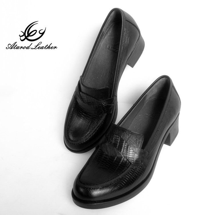 کفش زنانه چرم عطارد مدل چرم طبیعی کد SH146