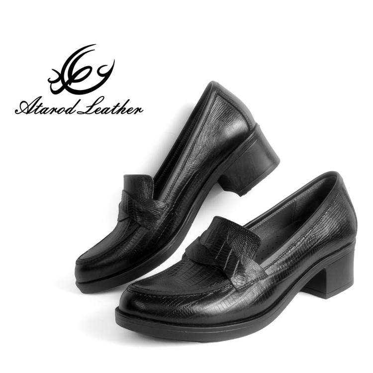کفش زنانه چرم عطارد مدل چرم طبیعی کد SH146