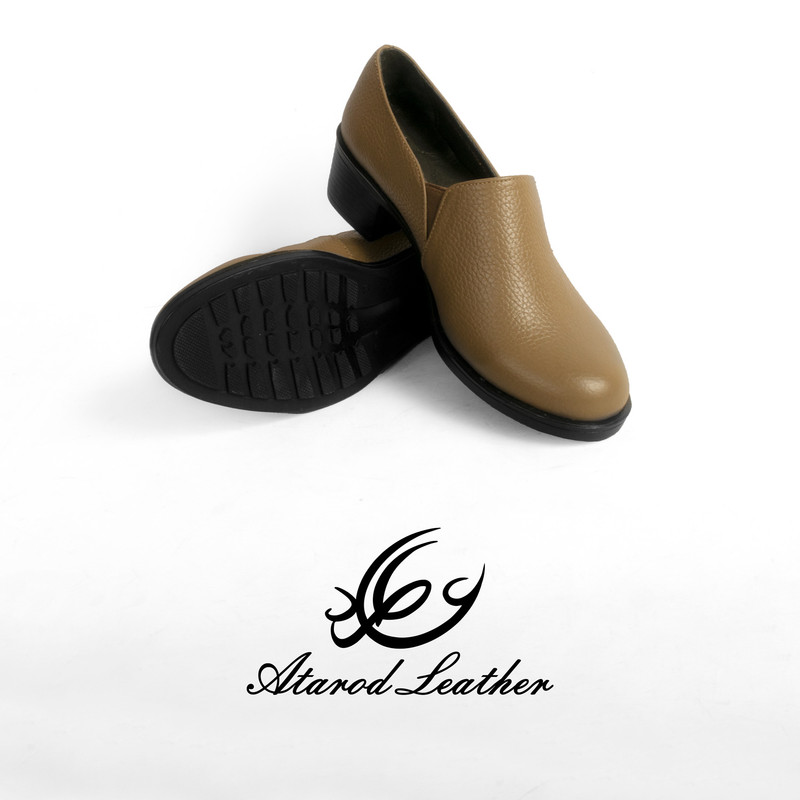 کفش پاشنهدار زنانه چرم عطارد مدل SH170