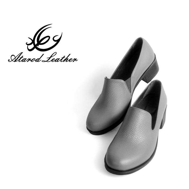 کفش پاشنهدار زنانه چرم عطارد مدل SH170