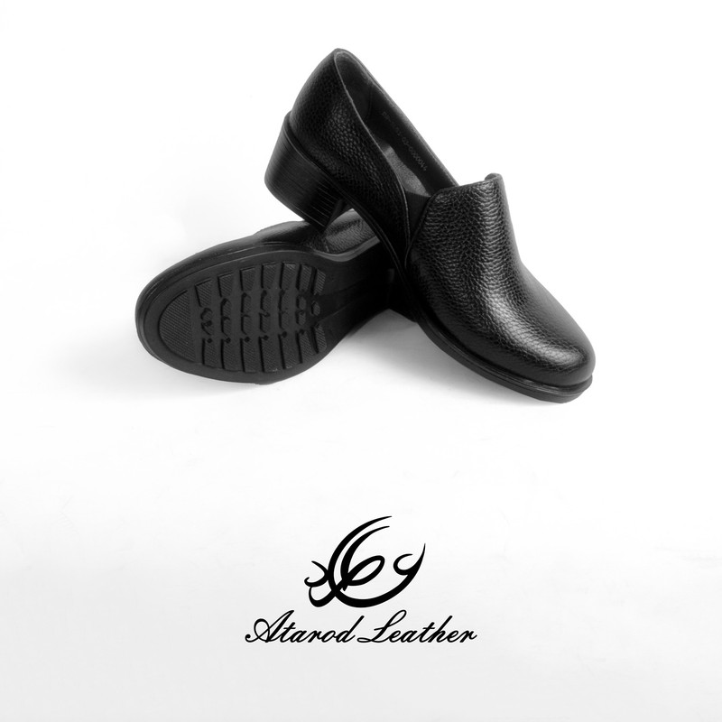 کفش پاشنهدار زنانه چرم عطارد مدل SH170
