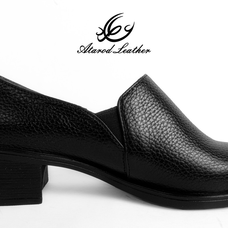 کفش پاشنهدار زنانه چرم عطارد مدل SH170