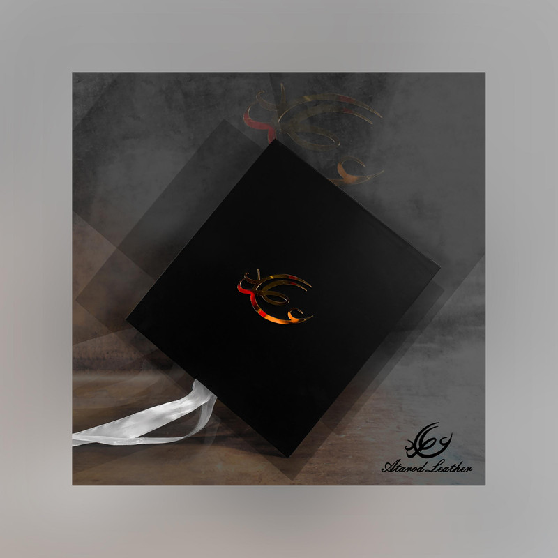 ست هدیه مردانه چرم عطارد مدل چرم طبیعی کد A49