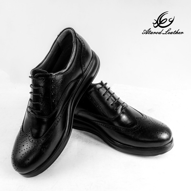 کفش روزمره مردانه چرم عطارد مدل چرم طبیعی کد SH51