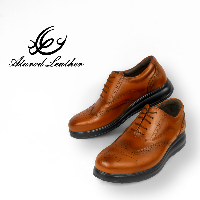 کفش روزمره مردانه چرم عطارد مدل چرم طبیعی کد SH51