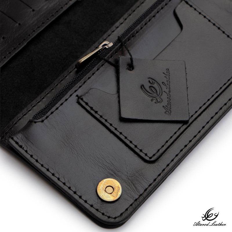 کیف پول چرم عطارد مدل چرم طبیعی کد K60