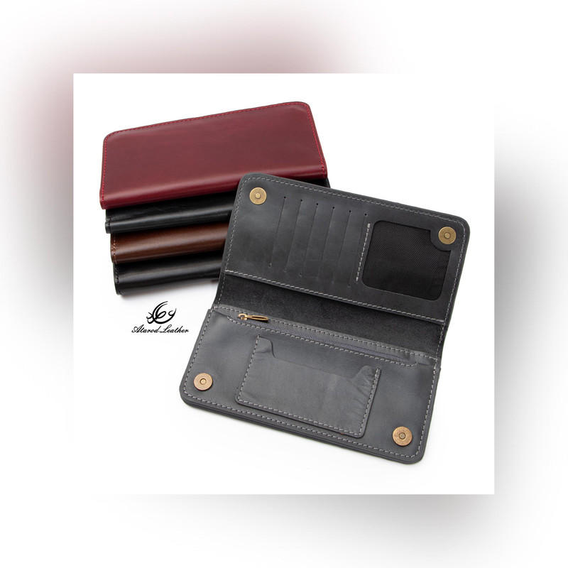 کیف پول چرم عطارد مدل چرم طبیعی کد K60