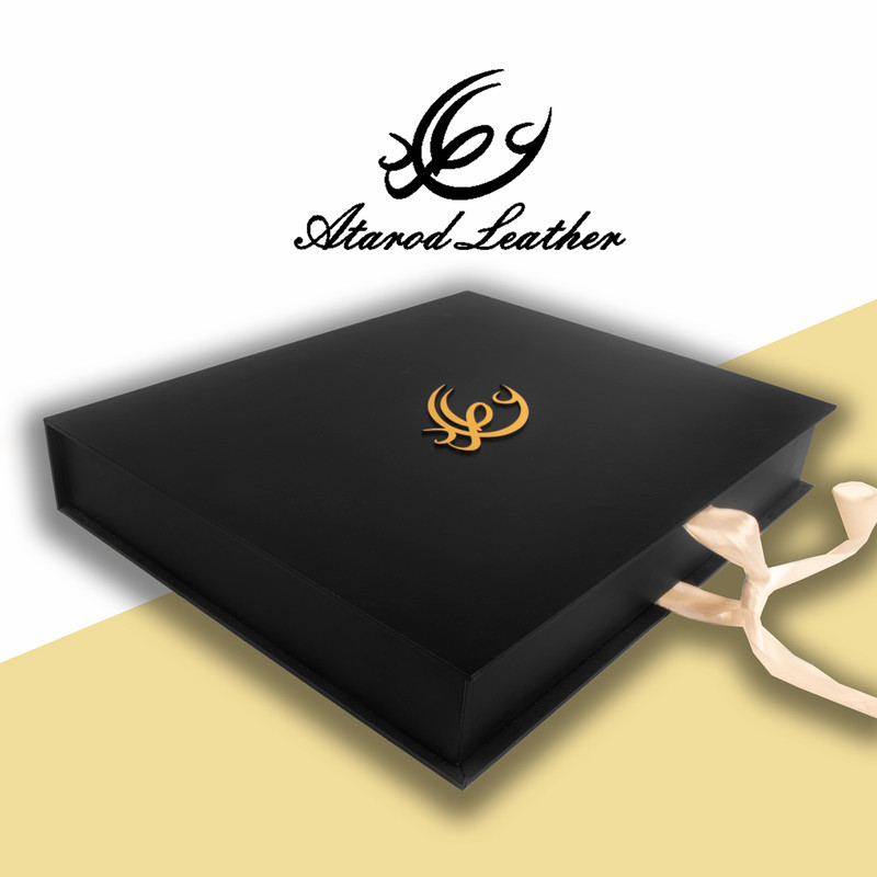ست هدیه مردانه چرم عطارد مدل چرم طبیعی کد A40
