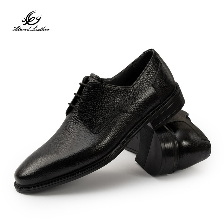 کفش رسمی مردانه چرم عطارد مدل چرم طبیعی کد SH374