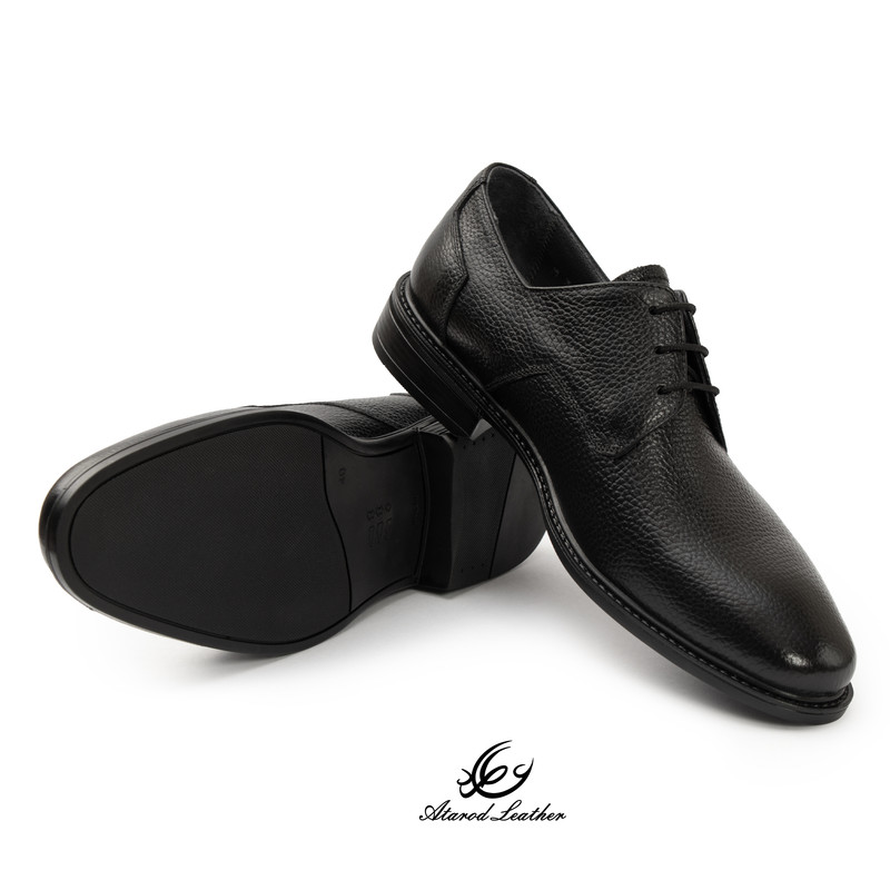کفش رسمی مردانه چرم عطارد مدل چرم طبیعی کد SH374