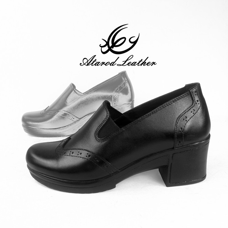 کفش زنانه چرم عطارد مدل طبی چرم طبیعی کد SH71