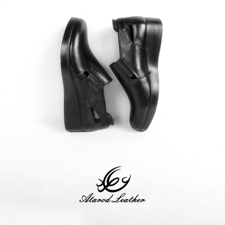 کفش طبی زنانه چرم عطارد مدل چرم طبیعی کد SH160