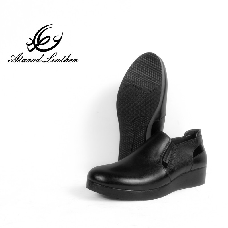 کفش طبی زنانه چرم عطارد مدل چرم طبیعی کد SH160