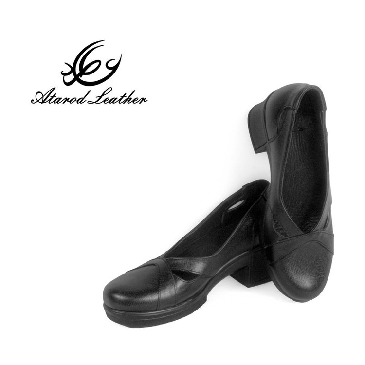 کفش زنانه چرم عطارد مدل چرم طبیعی کد SH214