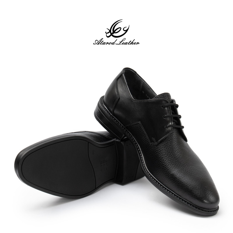 کفش رسمی مردانه چرم عطارد مدل چرم طبیعی کد SH350