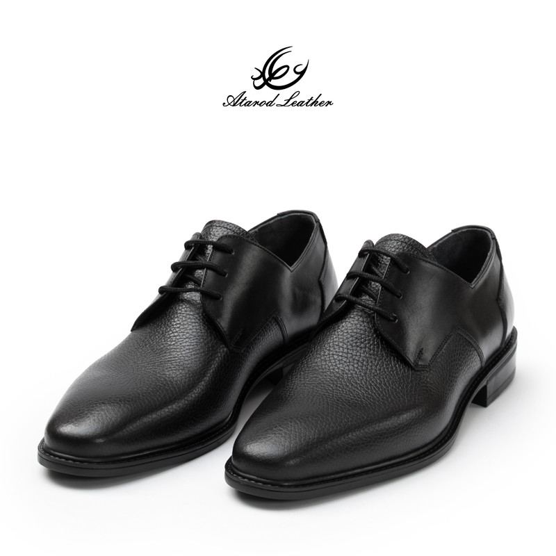 کفش رسمی مردانه چرم عطارد مدل چرم طبیعی کد SH350