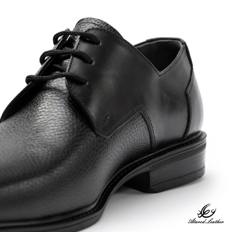 کفش رسمی مردانه چرم عطارد مدل چرم طبیعی کد SH350