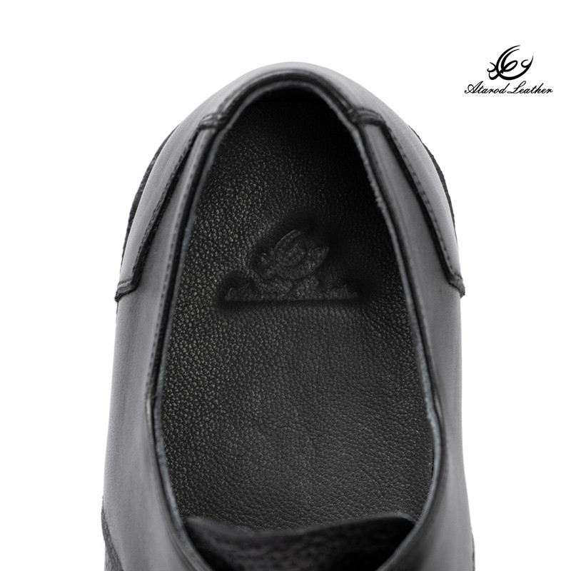 کفش رسمی مردانه چرم عطارد مدل چرم طبیعی کد SH350