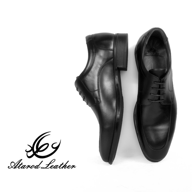کفش مردانه چرم عطارد مدل چرم طبیعی کد SH256