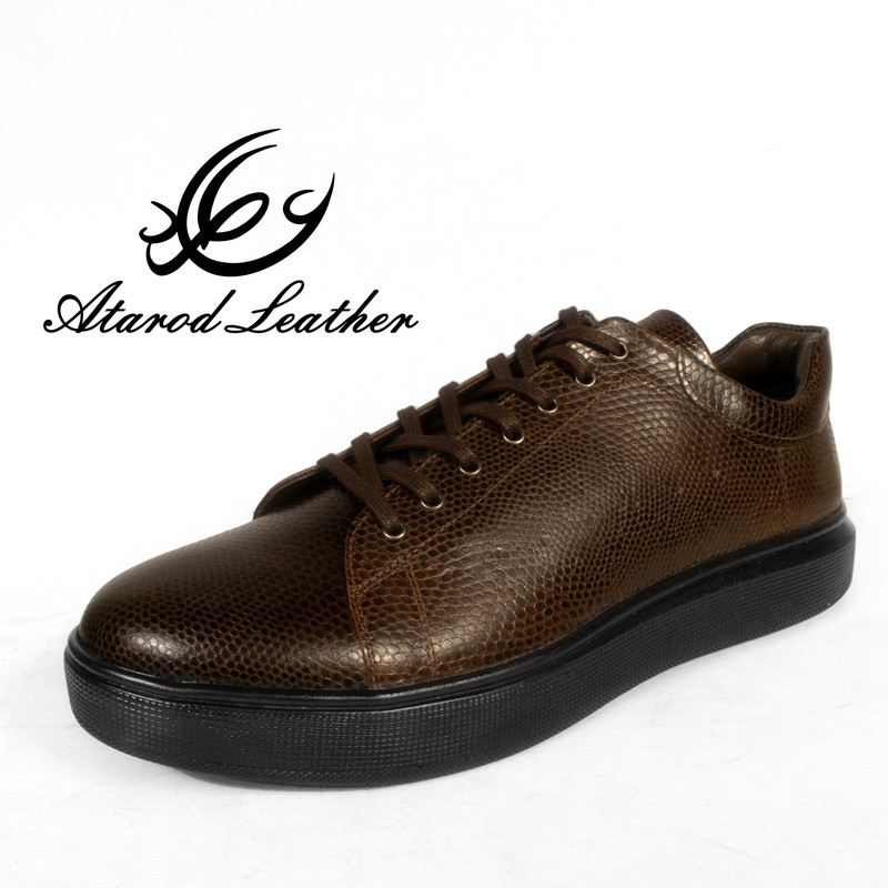 کفش روزمره مردانه چرم عطارد مدل چرم طبیعی کد SH129