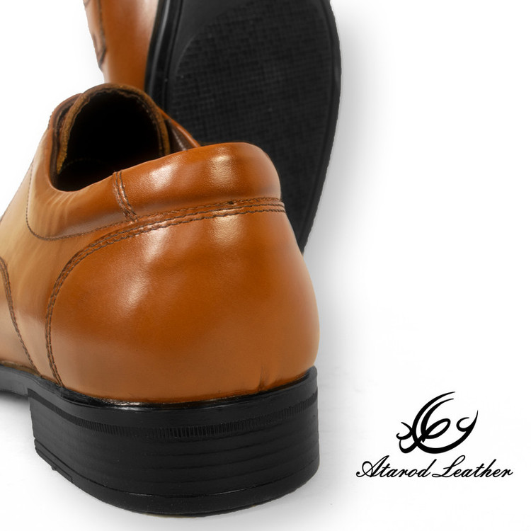 کفش مردانه چرم عطارد مدل چرم طبیعی کد SH256