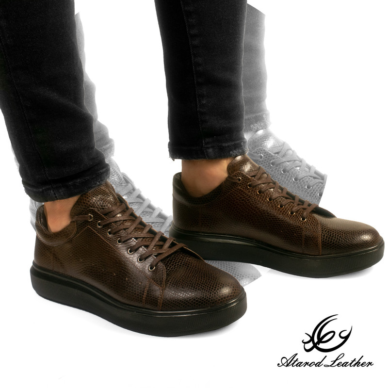 کفش روزمره مردانه چرم عطارد مدل چرم طبیعی کد SH129